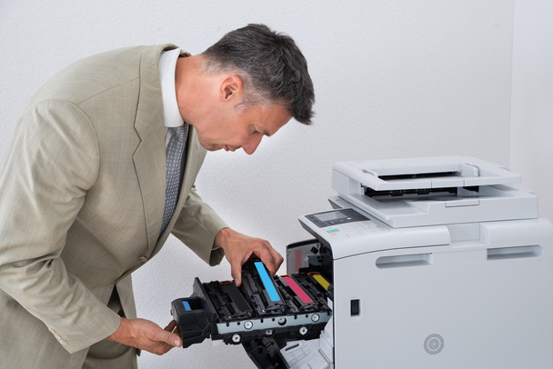 Fixing Cartridge In Photocopy Machine - Foto, Bild