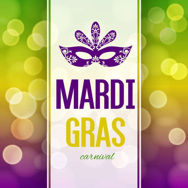 Mardi Gras Καρναβάλι φόντο - Διάνυσμα, εικόνα