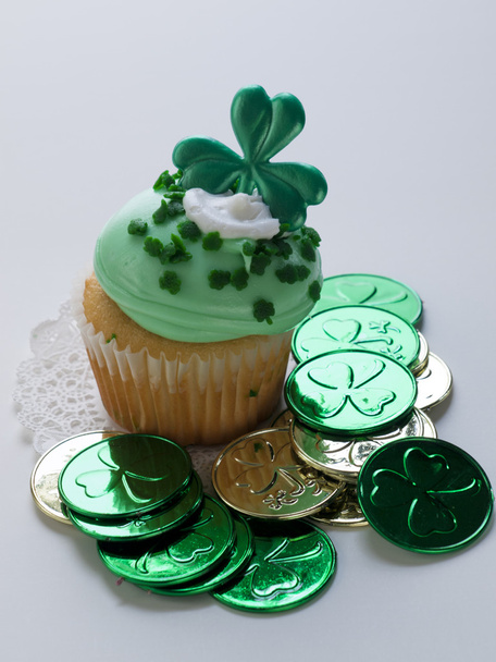 St. Patrick 's Day Cupcake - Foto, Bild