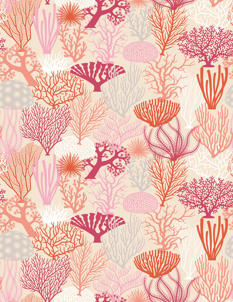 Vector Coral Textura ilustración
 - Vector, imagen