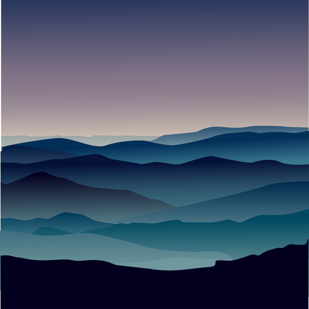 paysage Vue sur montagne
 - Vecteur, image