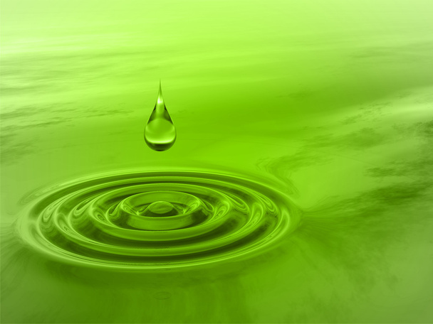 зеленые капли жидкости падают
 - Фото, изображение