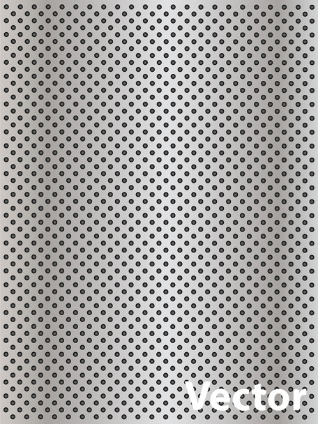 metal perforated texture - Vektor, Bild