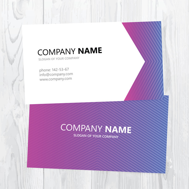 Vector business card design - Wektor, obraz