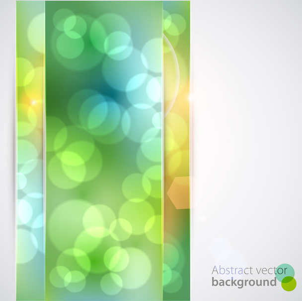 Abstract light green vector background. - Vetor, Imagem