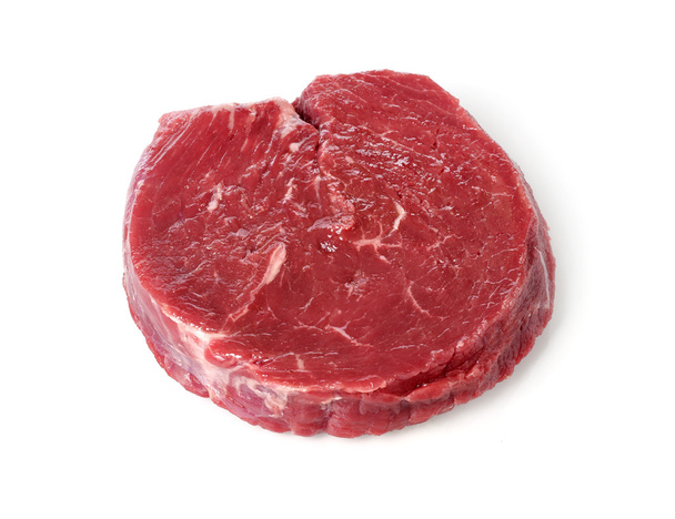 marha steak, fehér - Fotó, kép