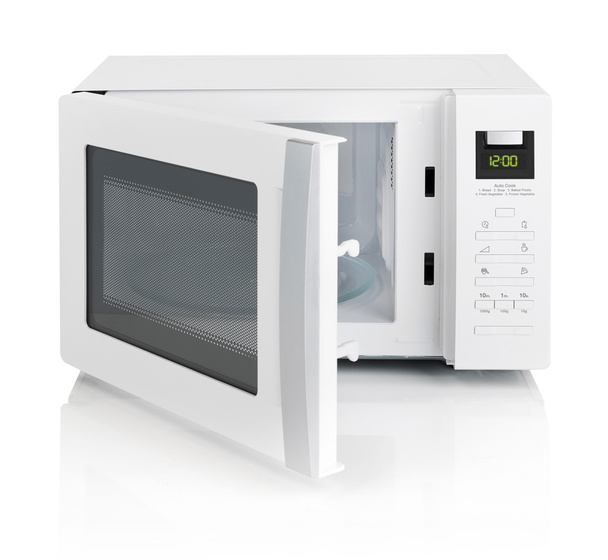 kuchenka mikrofalowa na białym tle - Zdjęcie, obraz
