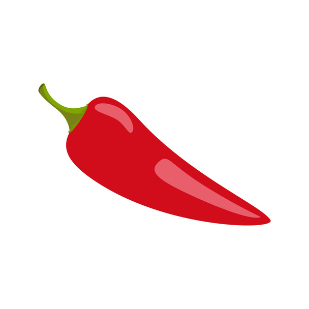 Icon chili pepper - Vector, afbeelding