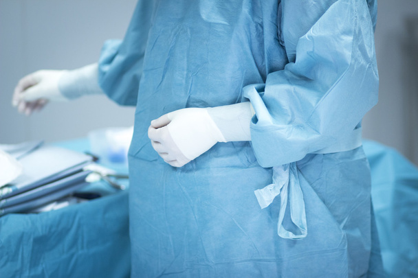 Surgeon in hospital surgery operating room - Photo, Image