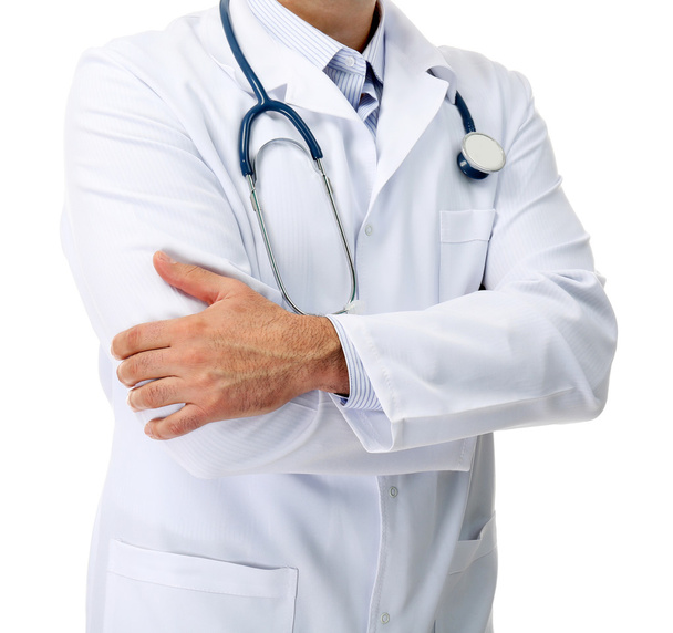 Doctor with crossed hands   - Foto, afbeelding
