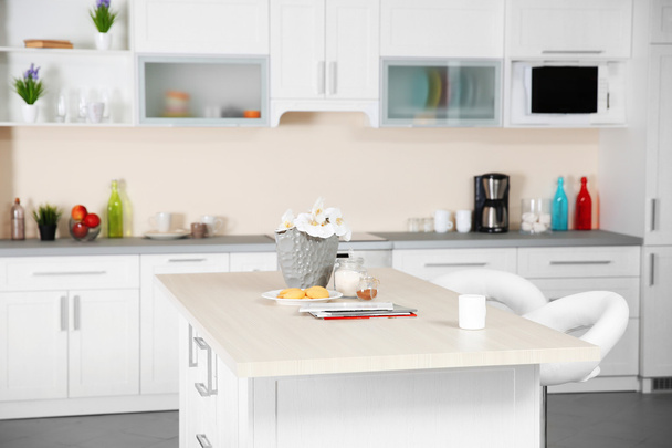 designed kitchen interior - Foto, Imagem