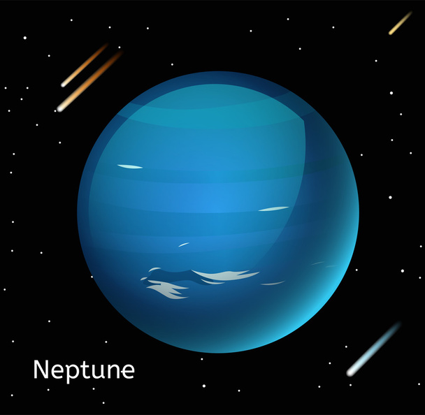 Neptune planète illustration vectorielle 3d
 - Vecteur, image