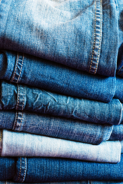 голубые джинсы - Фото, изображение
