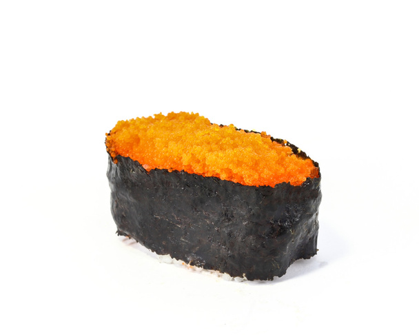 Zalm ei roe sushi - Foto, afbeelding