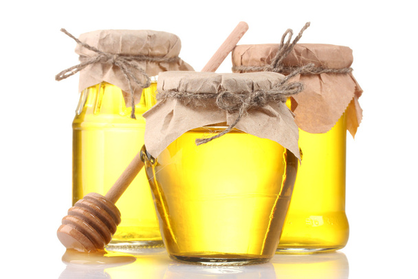 Honey isolated on white - Valokuva, kuva