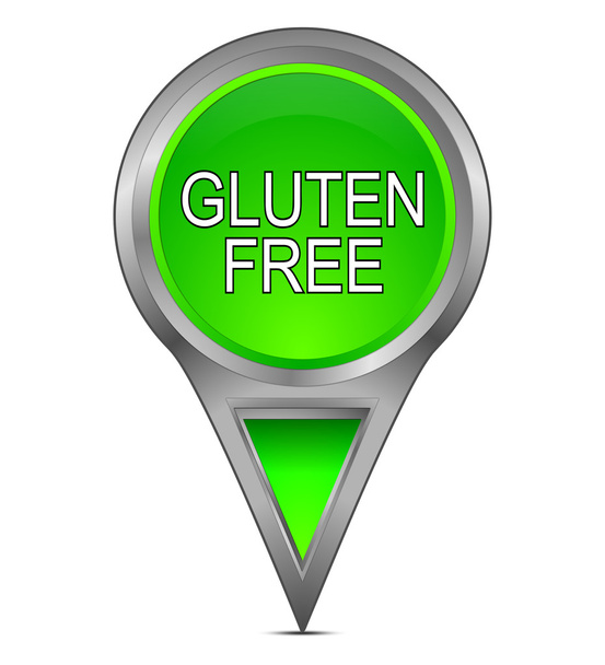 pointeur de carte avec gluten gratuit
 - Photo, image