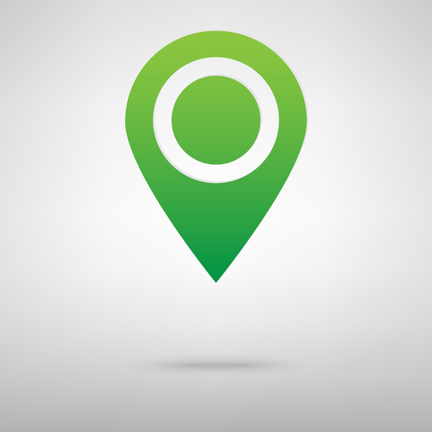 Map pointer with information icon. - Vector, Image