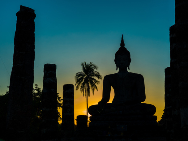 tarihsel Sukhothai Tayland park - Fotoğraf, Görsel