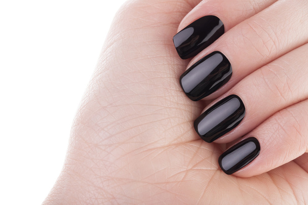 Black nail polish. - Photo, Image