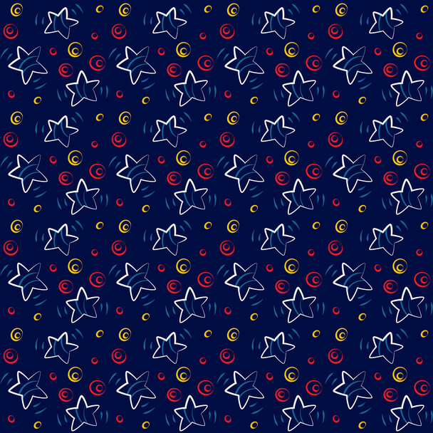 Hintergrund mit Sternen - Vektor, Bild
