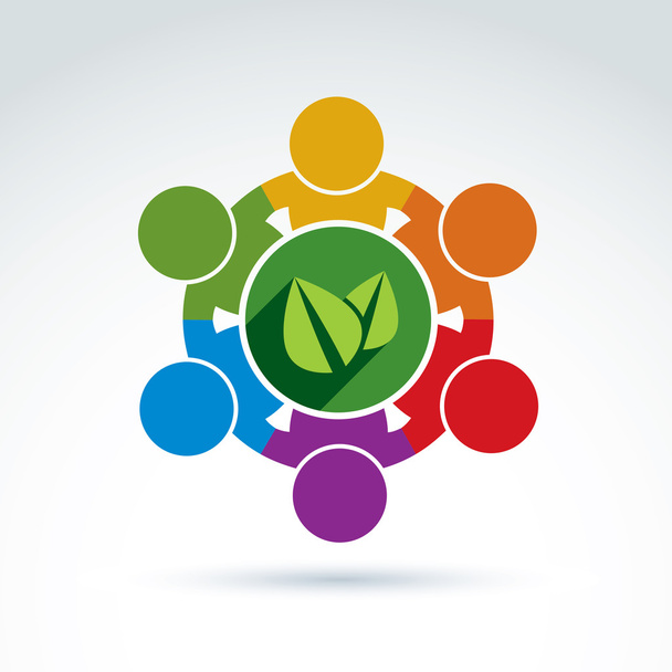 ecology association icon - Vector, Image