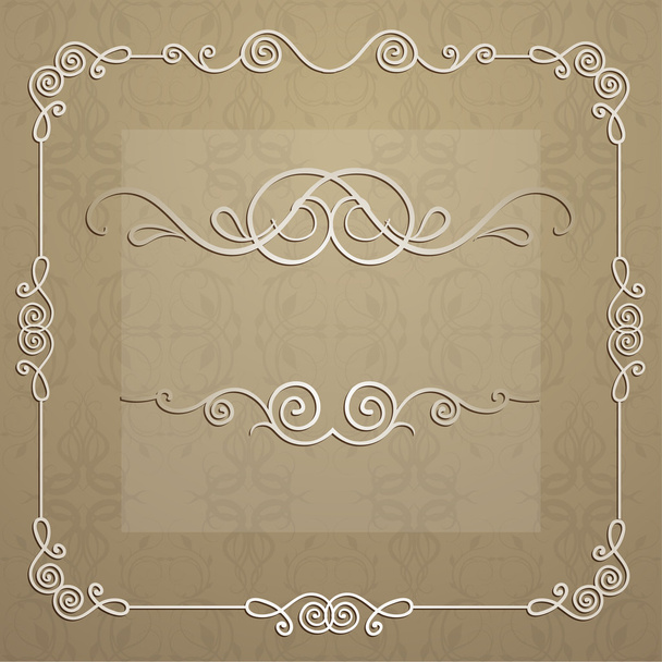 elegant frame for design - Вектор,изображение
