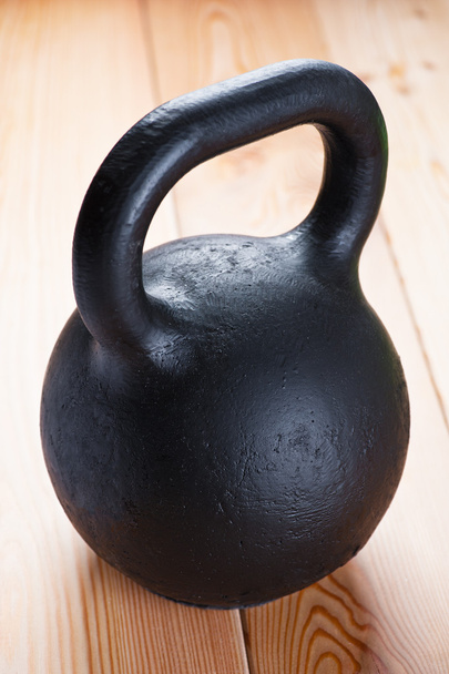 Large black cast iron weight - Photo, Image