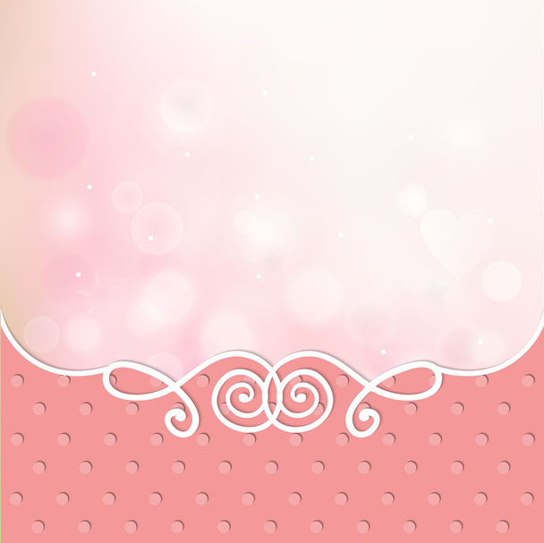 pink card frame cover - Vector, Image