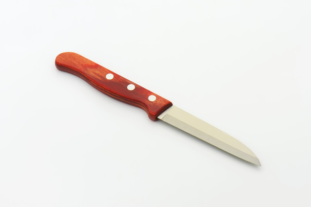 Vegetable knife with wooden handle - Photo, Image