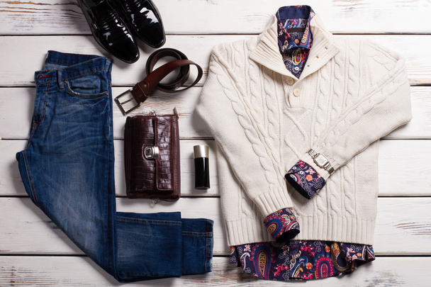 Quality men's clothing and accessories. - Photo, Image