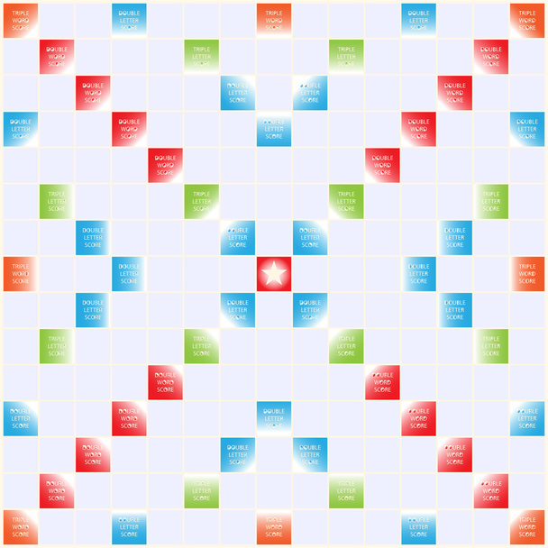 Tabla de Scrabble con detalles
 - Vector, Imagen