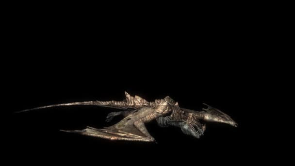 Dragon Hologram in Motion - Footage, Video