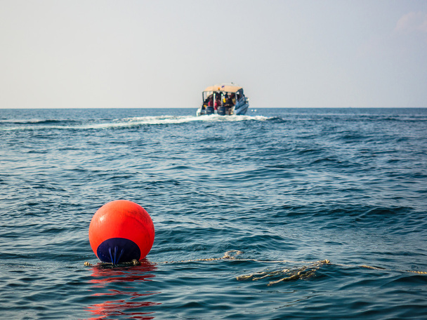 Territory buoy in the sea - Photo, Image