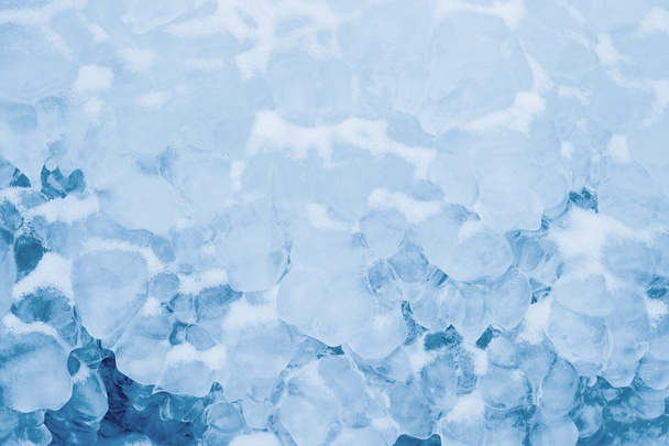 青い氷の形成 - 写真・画像