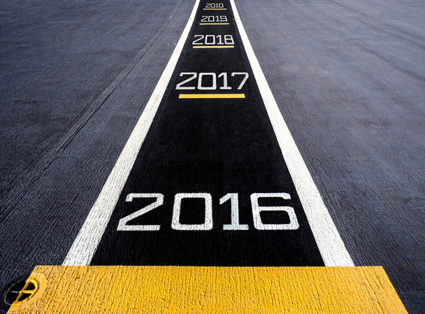 Почніть з нового року дві тисячі шістнадцять (2016 рік)
), - Фото, зображення