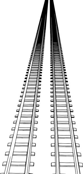 Railway vector illustration. - Vector, Image