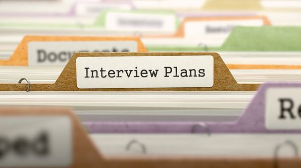 Interview Plans - Folder Name in Directory. - 写真・画像