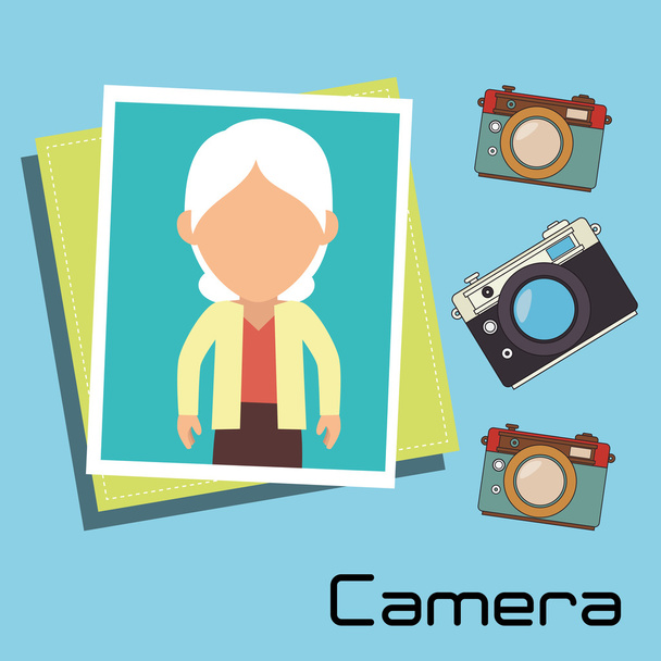 Photography and camera - Vector, Image