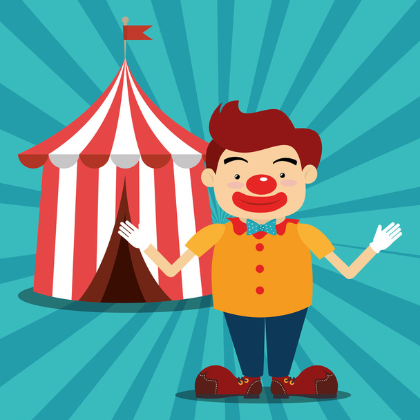 Цирк карнавал парк атракціонів
 - Вектор, зображення