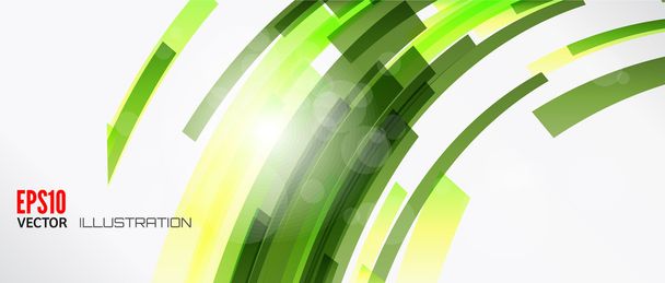 Abstract lines background with colored elements. Banner. Lines, wave. - Wektor, obraz