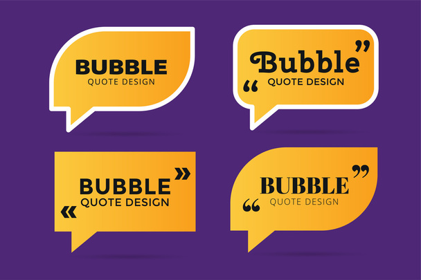 Quote blank template bubble empty design - Photo, Image