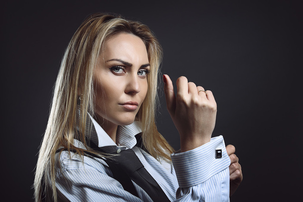 Businesswoman with tough expression - Foto, imagen