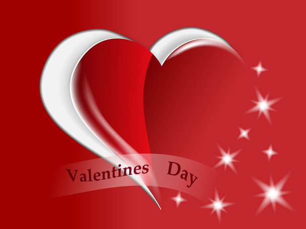 вітальна листівка на день Святого Валентина
 - Вектор, зображення