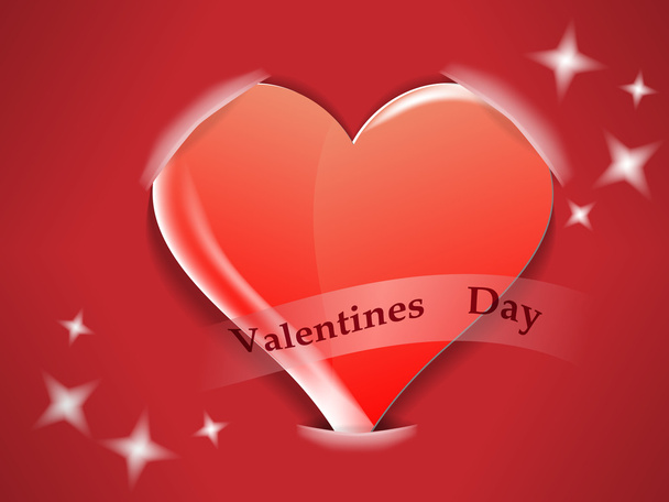 Valentines day greeting card - Vector, Image