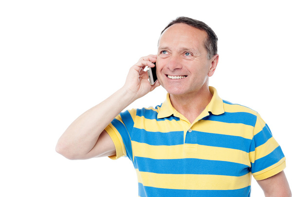 man talking with mobile phone - Фото, зображення