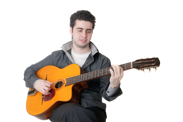 Portrait of the guitarist - Fotó, kép