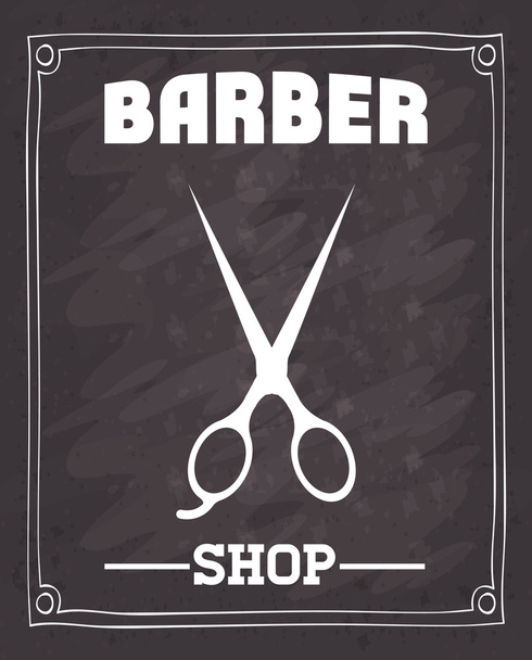 barber shop design - Vektor, kép