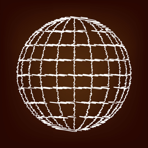 Icono del crisol en el fondo marrón
 - Vector, imagen