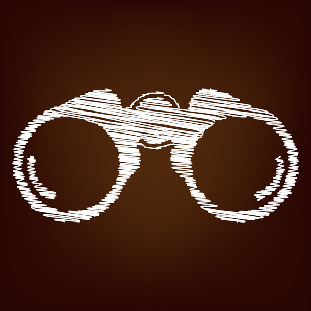 Icono del crisol en el fondo marrón
 - Vector, Imagen