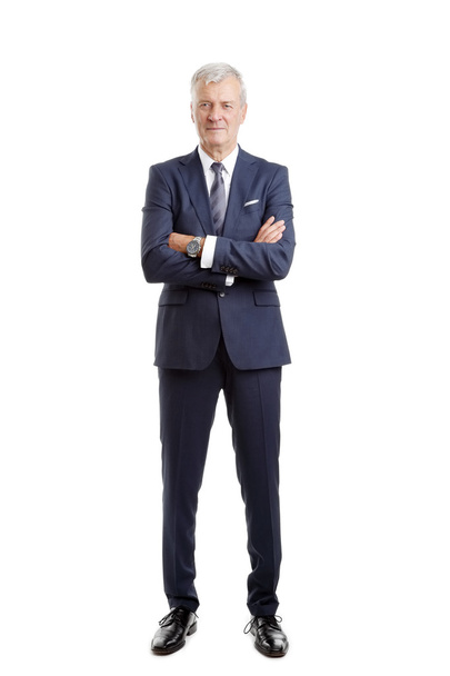senior businessman standing - Foto, imagen